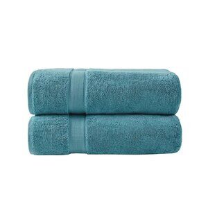 Madison Park Signature 800GSM Ultra-Soft 100% Cotton Towel SHEETS Set  Aqua